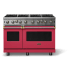 Viking 5 Series VGIC54828BVABBLP - 48”W. Gas Range; Eight Burners