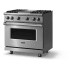 Viking 5 Series VGR53644GSS - 36 Inch Gas Range; Four Burners with Griddle