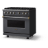 Viking 5 Series VGR53646BCSBB - 36 Inch Gas Range; Six Burners