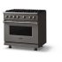 Viking 5 Series VGR53646BDGBB - 36 Inch Gas Range; Six Burners