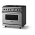 Viking 5 Series VGR53646BSSLP - 36 Inch Gas Range; Six Burners