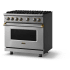 Viking 5 Series VGR53646BSSBBLP - 36 Inch Gas Range; Six Burners