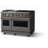 Viking 5 Series VGR54846GDGBB - 48-inch Gas Range; Six Burners with Griddle