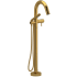 Rohl RIU™ TRU39BG - Single Hole Floor Mount Tub Filler Trim in Brushed Gold