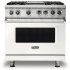 Viking 5 Series VDR5364GPWBB - 36 Inch Dual Fuel Range with 4 Sealed Burner