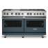 Viking 5 Series VDR5606GQSQ - 60 Inch Dual Fuel Range with 6 Sealed Burner