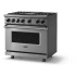 Viking 7 Series VDR73624GSS - 36 Inch Freestanding Dual Fuel Range