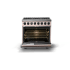 Viking 7 Series VDR73626BBH - 36 Inch Freestanding Dual-Fuel Range