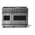 Viking 7 Series VDR74826GSSLP - 48 In. Stainless Steel Liquid Propane Dual Fuel Range With Griddle