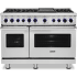 Viking 7 Series VDR74826GSS - 48 Inch Freestanding Dual Fuel Range with 6 Sealed Burner and Reversible Grill/Griddle