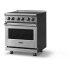 Viking 5 Series VER53044BSS - 30"W. Electric Range; Four Burners