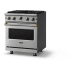 Viking VGIC53024BSSBB - 30 Inch Open Burner Gas Range