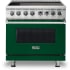 Viking 5 Series VIR53626BIV - 36 Inch Induction Self-Clean Range With 6 Burners