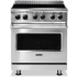 Viking 5 VIR Series VIR53024BSS - 30 Inch Freestanding Induction Range with 4 Elements in Front View