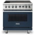 Viking 5 Series VIR53626BSB - 36 Inch Freestanding Induction Range in Front View