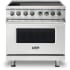 Viking 5 Series VIR53626BSS - 36 Inch Freestanding Induction Range in Front View