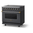 Viking 5 Series VIR53646BCSBB - 36 Inch Induction Range