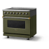 Viking 5 Series VIR53646BMABB - 36 Inch Induction Range