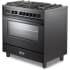 Verona Ultima Midnight Collection VMFSGE365EE - Verona 36 Inch Freestanding Dual Fuel Range