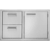 Viking VOADDR5301SS - 30 Inch Outdoor Double Drawer and Access Door Combo - Stainless Steel
