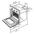 Viking 5 Series VSOE530PW - VSOE530XX Dimensions