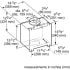 Thermador VTI1FZ - Dimensions Guide