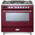 Verona Ultima Collection VUFSGE365BU - 36 Inch Freestanding Dual Fuel Range