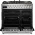 Verona Ultima Collection VUFSGE365DSS - 36 Inch Freestanding Dual Fuel Range