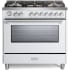 Verona Ultima Collection VUFSGG365W - 36 Inch Freestanding Gas Range with 5 Burners