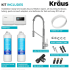 Kraus FS1000KFF2631SFS - KRAUS® Purita™ 2-Stage Under-Sink Filtration System with 2-in-1 Single Handle Drinking Water Filter Kitchen Faucet - Kit Included
