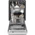GE Profile UDT165SIVII - 18 Inch Fully Integrated Dishwasher 8 Place Settings - Panel Not Included