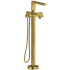Rohl Ode™ TOD39BG - Thermostatic Single Hole Floor Mount Tub Filler Trim in Brushed Gold