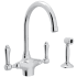 Rohl Country Kitchen Collection A1676LMWSAPC2 - Polished Chrome