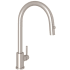 Rohl Perrin and Rowe Collection U4044STN2 - Perrin &amp; Rowe Holborn Single Hole Deck Mounted Pull-Down Kitchen Faucet