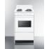 Summit WEM110W - 20 Inch Freestanding Electric Range with 4 Coil Elements
