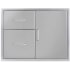 Wildfire WFDDWCOMBO3021SS - 30 Inch 304 Stainless Steel Access Door &amp; Double Drawer Combo