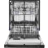 Whirlpool WDTA50SAHV - Whirlpool Dishwasher in Black Stainless