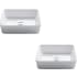 Kraus Elavo Series KCV1212PK - White Rectangular Ceramic Bathroom Sink