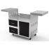 Wildfire WFCART36BSS - 36-Inch Black Stainless Steel Grill Cart