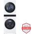 LG WKGX201HWA - 27 Inch Smart Gas Single Unit WashTower with 4.5 cu. ft. Washer Capacity