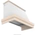 Futuro Futuro Art Tempo Series WL36ARTTEMPO - 36 Inch Art Tempo White Wall Mount Range Hood in Angled View