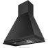 Futuro Futuro Camino Series WL36CAMINOGM - 36 Inch Camino Black Wall Mount Range Hood in Angled View
