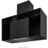 Futuro Futuro Knox Series WL36KNOXGM - 36 Inch Knox Black Wall Mount Range Hood in Angled View