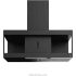 Futuro Futuro Nova Series WL36NOVAGM - 36 Inch Nova Black Wall Mount Range Hood in Front View