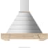 Futuro Futuro Pyramid Series WL36PYRAMID - 36 Inch Pyramid Wall Mount Range Hood in Front View