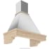 Futuro Futuro Sphinx Series WL36SPHINX - 36 Inch Sphinx Wall Mount Range Hood in Angled View