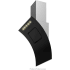 Futuro Futuro Splash Series WL36SPLASHBLK - 36 Inch Splash Wall Mount Range Hood in Angled Side View
