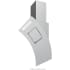 Futuro Futuro Splash Series WL36SPLASHWHT - 36 Inch Splash Wall Mount Range Hood in Angled Side View