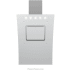 Futuro Futuro Splash Series WL36SPLASHWHT - 36 Inch Splash Wall Mount Range Hood in Front View Lights On