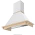 Futuro Futuro Castle Series WL48CASTLE - 48 Inch Castle Wall Mount Range Hood in Angled View
